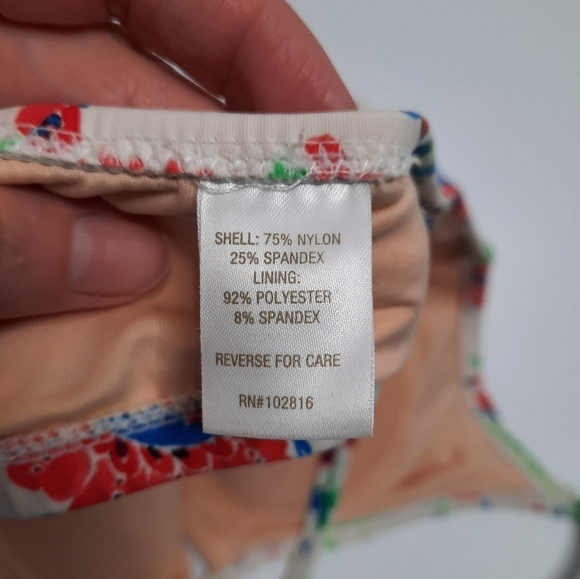 Garnet Hill Signature Lattice Bikini Set 6-8 - Picture 6 of 8